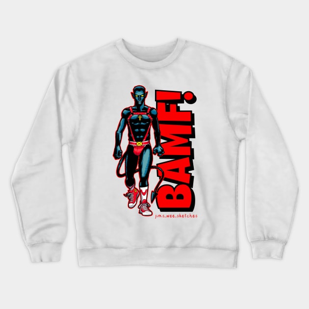 Bamf! Crewneck Sweatshirt by Jims_wee_sketches